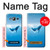 S0843 Baleine bleue Etui Coque Housse pour Samsung Galaxy J3 (2016)
