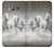 S0933 White Horses Etui Coque Housse pour Samsung Galaxy J3 (2016)