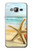 S1117 Starfish on the Beach Etui Coque Housse pour Samsung Galaxy J3 (2016)