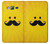 S1145 Yellow Mustache Sun Etui Coque Housse pour Samsung Galaxy J3 (2016)
