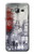 S1295 Eiffel Painting of Paris Etui Coque Housse pour Samsung Galaxy J3 (2016)
