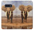S0310 African Elephant Etui Coque Housse pour Samsung Galaxy S10e