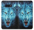 S0752 Blue Fire Grim Wolf Etui Coque Housse pour Samsung Galaxy S10e