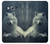 S1516 White Wolf Etui Coque Housse pour Samsung Galaxy J3 (2016)