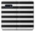 S1596 Black and White Striped Etui Coque Housse pour Samsung Galaxy S10e