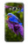 S1565 Bluebird of Happiness Blue Bird Etui Coque Housse pour Samsung Galaxy J3 (2016)