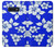 S2244 Hawaiian Hibiscus Blue Pattern Etui Coque Housse pour Samsung Galaxy S10e