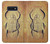 S2401 Egyptian Scarab Beetle Graphic Printed Etui Coque Housse pour Samsung Galaxy S10e