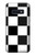 S2492 Black and White Checkerboard Etui Coque Housse pour Samsung Galaxy S10e
