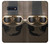 S2645 Vintage Brown Goggles Motorcycle Helmet Etui Coque Housse pour Samsung Galaxy S10e