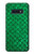 S2704 Green Fish Scale Pattern Graphic Etui Coque Housse pour Samsung Galaxy S10e