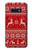 S2835 Christmas Reindeer Knitted Pattern Etui Coque Housse pour Samsung Galaxy S10e