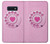 S2847 Pink Retro Rotary Phone Etui Coque Housse pour Samsung Galaxy S10e