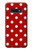 S2951 Red Polka Dots Etui Coque Housse pour Samsung Galaxy S10e