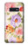 S3035 Sweet Flower Painting Etui Coque Housse pour Samsung Galaxy S10e