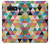 S3049 Triangles Vibrant Colors Etui Coque Housse pour Samsung Galaxy S10e
