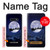 S3508 Noël Père Noël Lune Etui Coque Housse pour Samsung Galaxy S10e