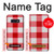 S3535 Rouge vichy Etui Coque Housse pour Samsung Galaxy S10e