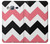 S1849 Pink Black Chevron Zigzag Etui Coque Housse pour Samsung Galaxy J3 (2016)