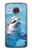S1291 Dolphin Etui Coque Housse pour Motorola Moto G7, Moto G7 Plus