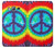 S1870 Tie Dye Peace Etui Coque Housse pour Samsung Galaxy J3 (2016)