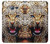 S1932 Blue Eyed Leopard Etui Coque Housse pour Samsung Galaxy J3 (2016)