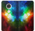 S2312 Colorful Rainbow Space Galaxy Etui Coque Housse pour Motorola Moto G7, Moto G7 Plus