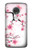 S2359 Plum Blossom Etui Coque Housse pour Motorola Moto G7, Moto G7 Plus
