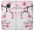 S2359 Plum Blossom Etui Coque Housse pour Motorola Moto G7, Moto G7 Plus