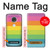 S2363 Arc en ciel Motif Etui Coque Housse pour Motorola Moto G7, Moto G7 Plus