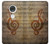 S2368 Sheet Music Notes Etui Coque Housse pour Motorola Moto G7, Moto G7 Plus