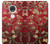 S2414 Red Blossoming Almond Tree Van Gogh Etui Coque Housse pour Motorola Moto G7, Moto G7 Plus