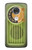 S2656 Vintage Bakelite Radio Green Etui Coque Housse pour Motorola Moto G7, Moto G7 Plus