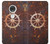 S2766 Ship Wheel Rusty Texture Etui Coque Housse pour Motorola Moto G7, Moto G7 Plus