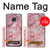 S2843 Texture en marbre rose Etui Coque Housse pour Motorola Moto G7, Moto G7 Plus