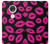 S2933 Pink Lips Kisses on Black Etui Coque Housse pour Motorola Moto G7, Moto G7 Plus S2933 Pink Lips Kisses on Black Etui Coque Housse pour Motorola Moto G7, Moto G7 Plus