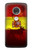 S2984 Spain Football Soccer Euro 2016 Etui Coque Housse pour Motorola Moto G7, Moto G7 Plus