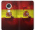 S2984 Spain Football Soccer Euro 2016 Etui Coque Housse pour Motorola Moto G7, Moto G7 Plus