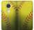 S3031 Yellow Softball Ball Etui Coque Housse pour Motorola Moto G7, Moto G7 Plus