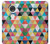 S3049 Triangles Vibrant Colors Etui Coque Housse pour Motorola Moto G7, Moto G7 Plus