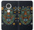 S3175 Hamsa Hand Mosaics Etui Coque Housse pour Motorola Moto G7, Moto G7 Plus