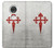 S3200 Order of Santiago Cross of Saint James Etui Coque Housse pour Motorola Moto G7, Moto G7 Plus