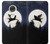 S3289 Flying Pig Full Moon Night Etui Coque Housse pour Motorola Moto G7, Moto G7 Plus