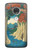 S3348 Utagawa Hiroshige The Monkey Bridge Etui Coque Housse pour Motorola Moto G7, Moto G7 Plus