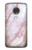 S3482 Soft Pink Marble Graphic Print Etui Coque Housse pour Motorola Moto G7, Moto G7 Plus