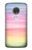 S3507 Colorful Rainbow Pastel Etui Coque Housse pour Motorola Moto G7, Moto G7 Plus
