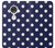 S3533 Blue Polka Dot Etui Coque Housse pour Motorola Moto G7, Moto G7 Plus