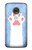 S3618 Cat Paw Etui Coque Housse pour Motorola Moto G7, Moto G7 Plus