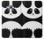 S2085 Panda Minimalist Etui Coque Housse pour Samsung Galaxy J3 (2016)