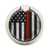 S3472 Firefighter Thin Red Line Flag Graphique Porte-Bague et Pop Up Grip doigt Socket Support